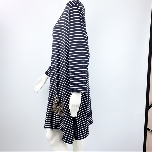 Soft Surroundings | Striped Tunic Sequin Pockets - Picture 2 of 6